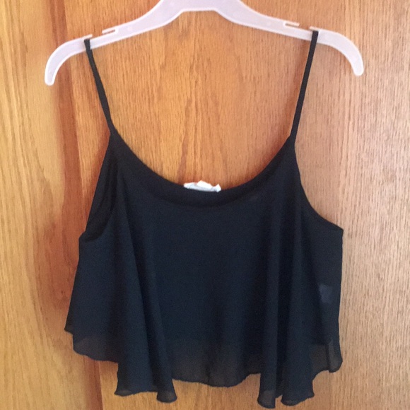 flowy crop top tank